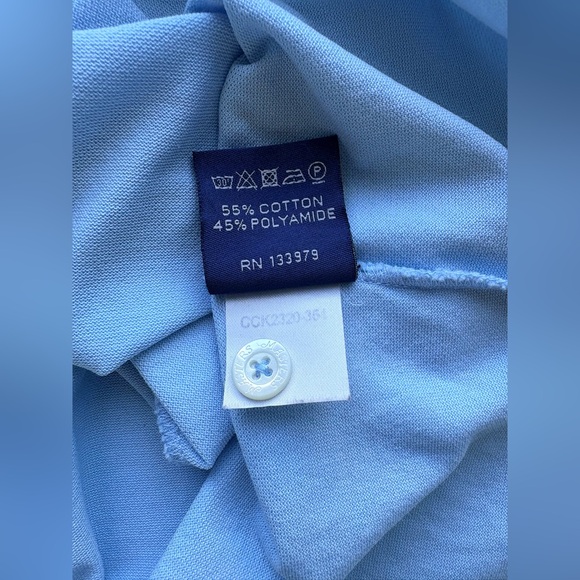 Brand New | Masters Clubhouse Collection Polo Made in Italy Sky Blue Augusta | M - Picture 16 of 16